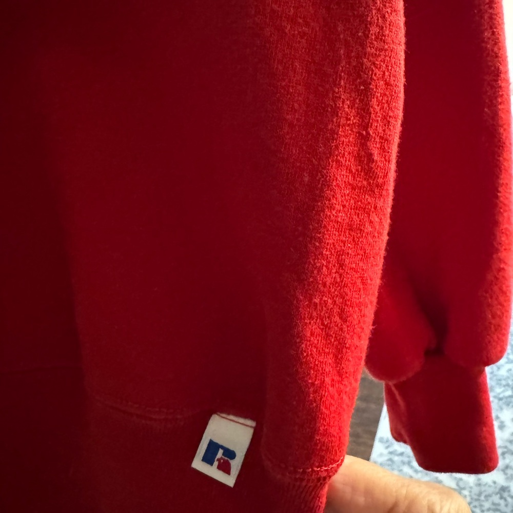 VTG Steubenville Ohio Big Red High School Sweatshirt Sz XL